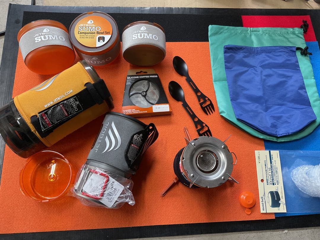 JETBOIL1.8SUMO新品ポット&希少品0.8SOL新品付属品多数付セット