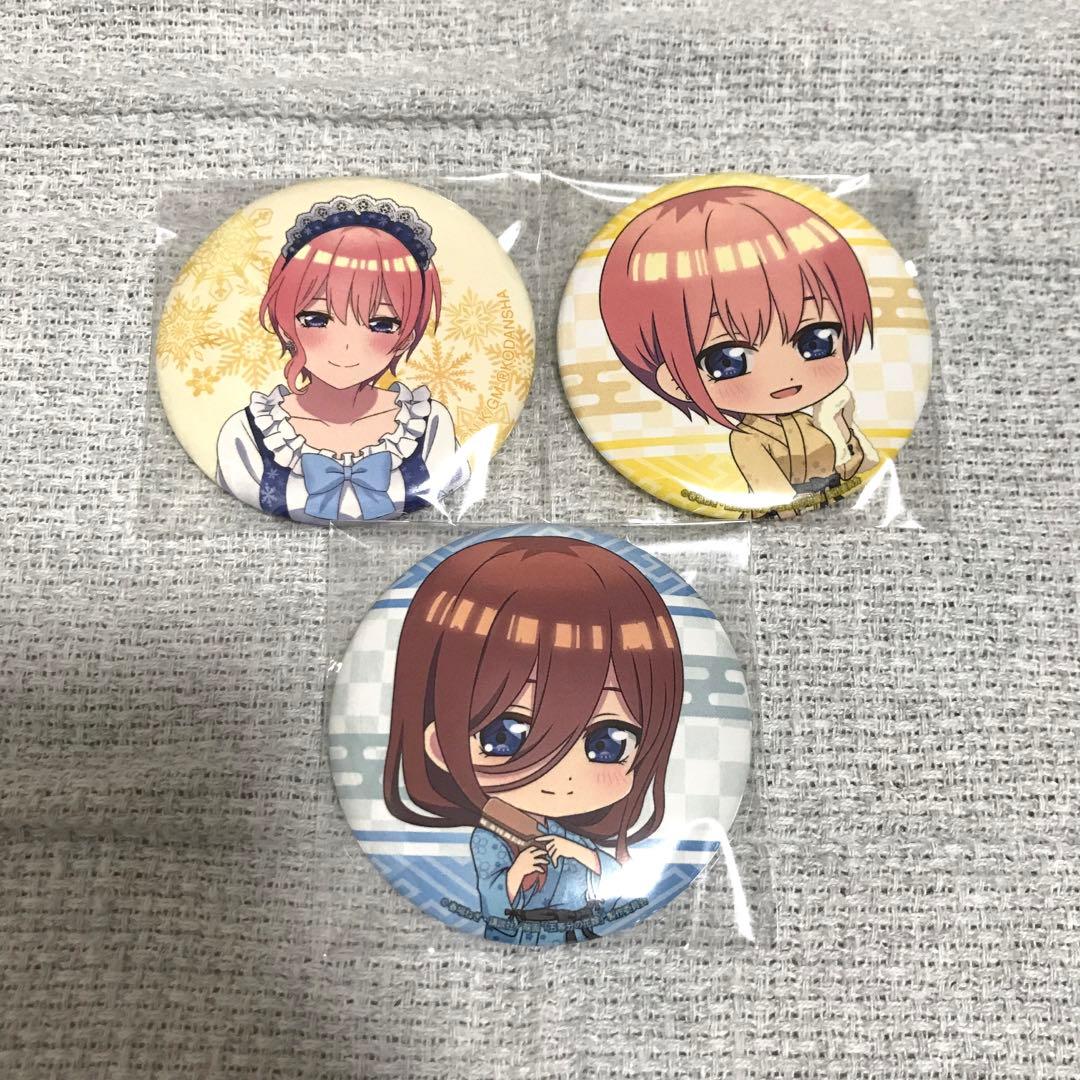 【説明文必読】五等分の花嫁 中野三玖 ピザハット 缶バッジ
