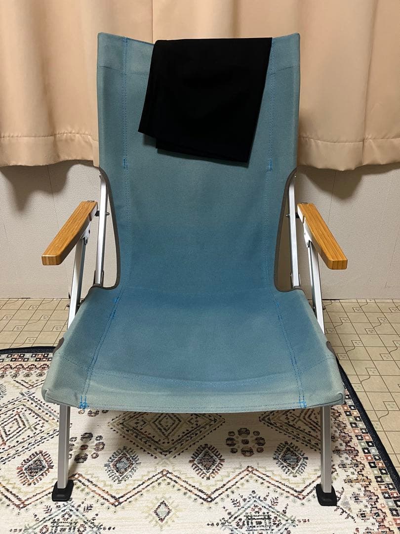  peak スノーピーク ローチェア30 ターコイズ 廃盤色カバー付き