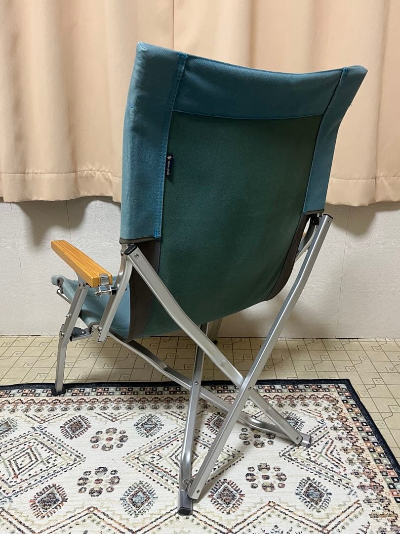  peak スノーピーク ローチェア30 ターコイズ 廃盤色カバー付き