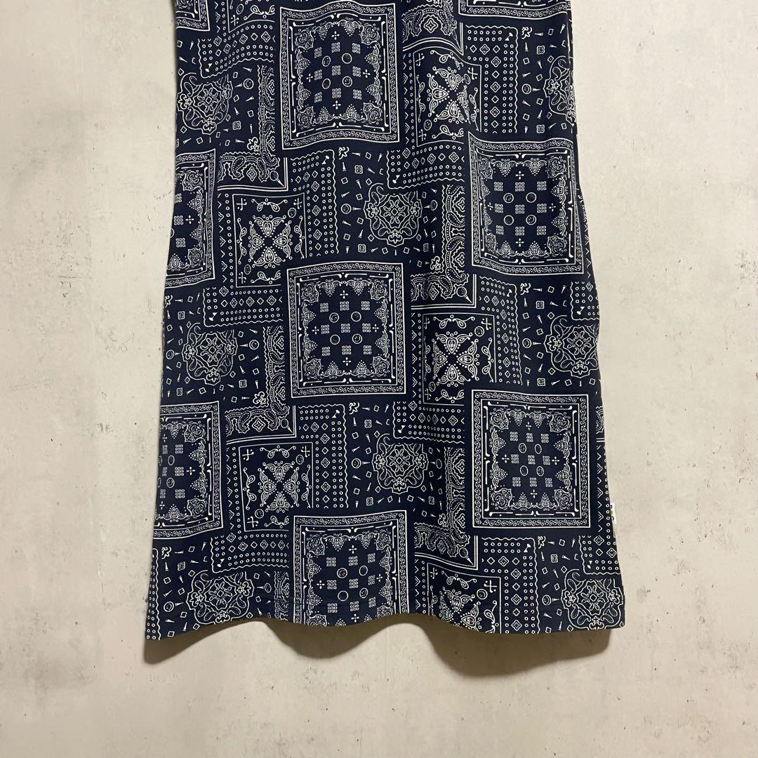 良品　パーリーゲイツPEARLY GATES 鹿の子 ペイズリー柄ワンピース