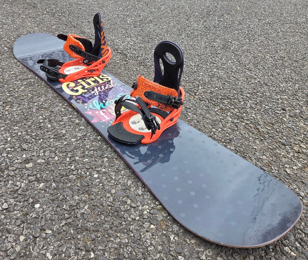 【ワックス永久無料】 SALOMON 147cm スノーボードセット FLUX​