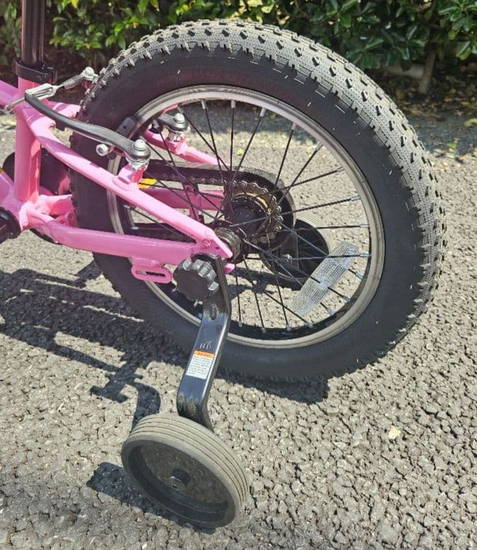 【値下げ】美品Trek子供用自転車Precliber 16インチピンク補助輪なし