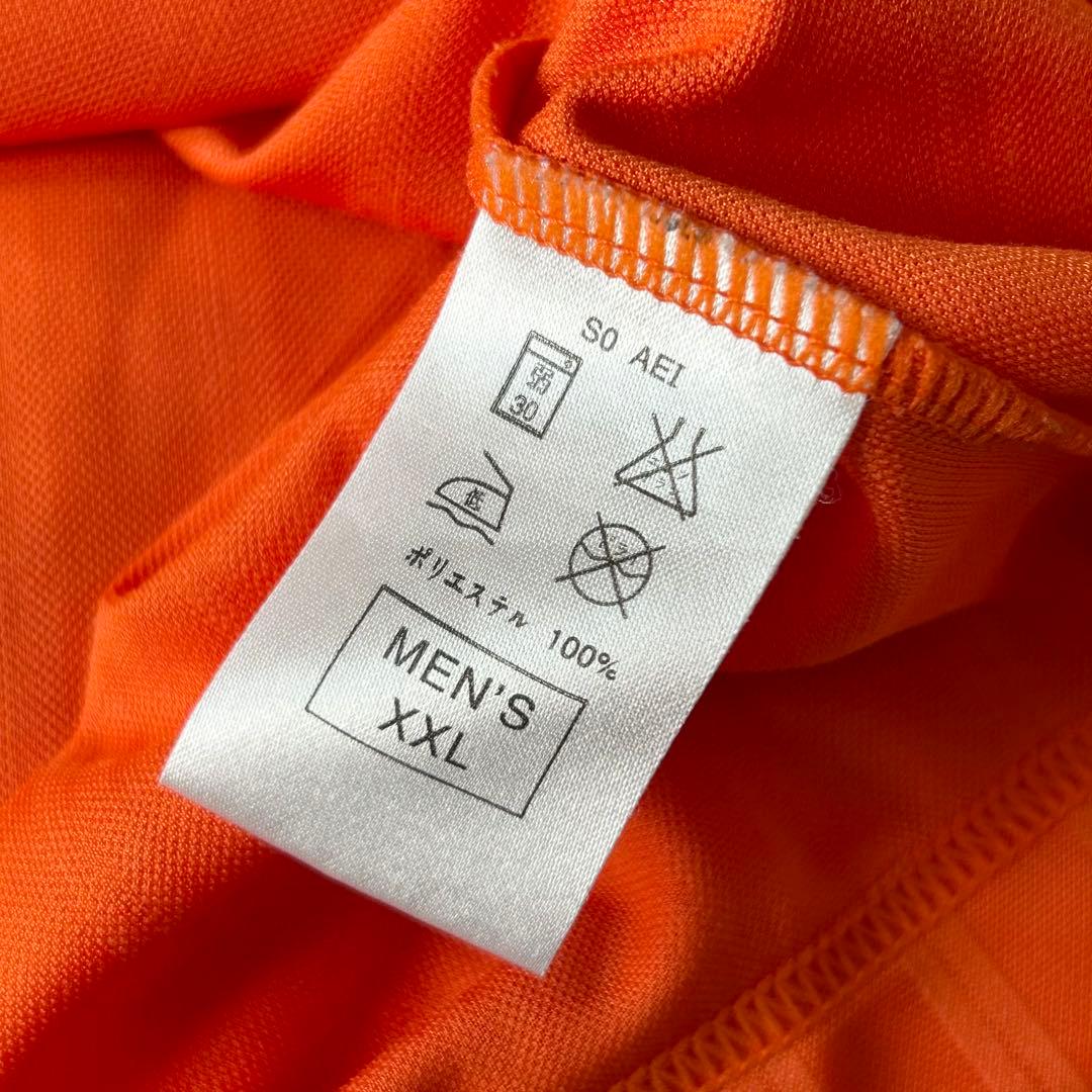 ナイキ 00s NIKE game shirt XXL オレンジ ストライプ