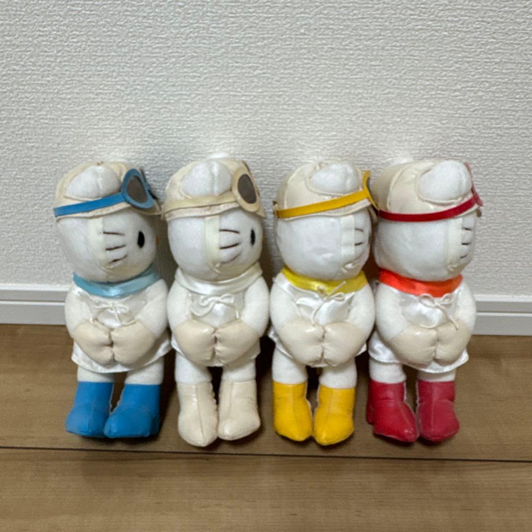 希ハローキティ ぬいぐるみ オー！モーレツ 4体セット