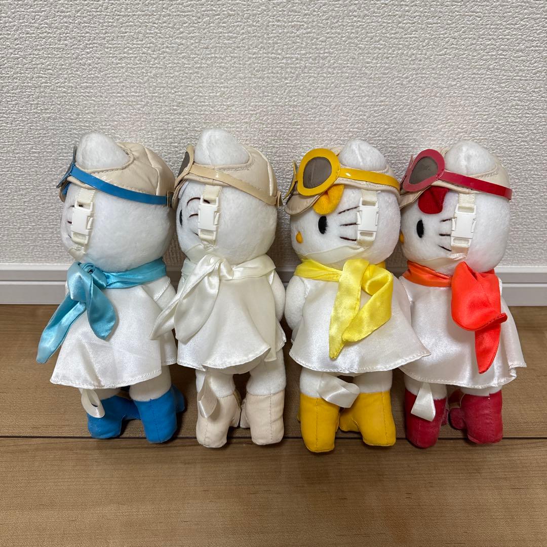希ハローキティ ぬいぐるみ オー！モーレツ 4体セット