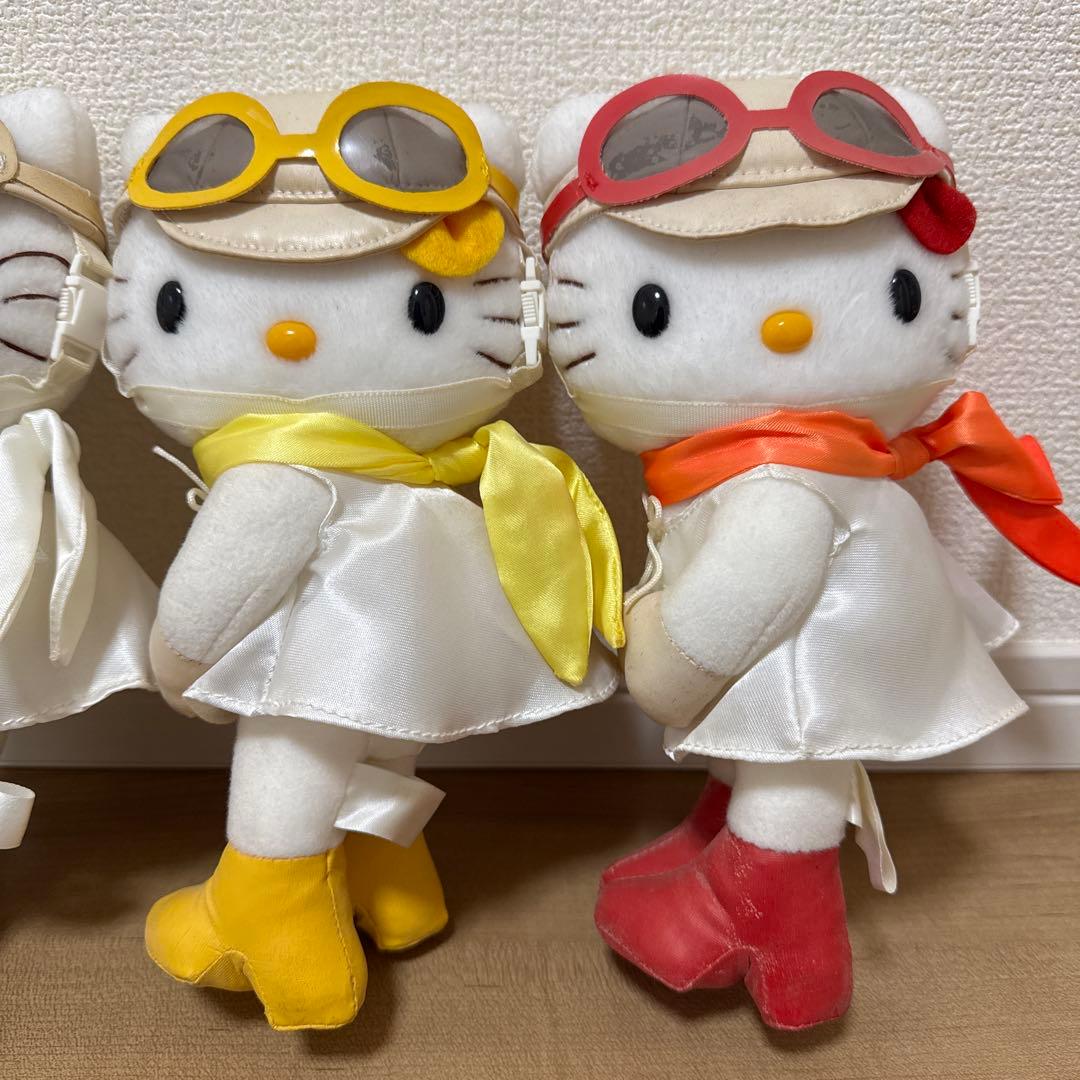 希ハローキティ ぬいぐるみ オー！モーレツ 4体セット