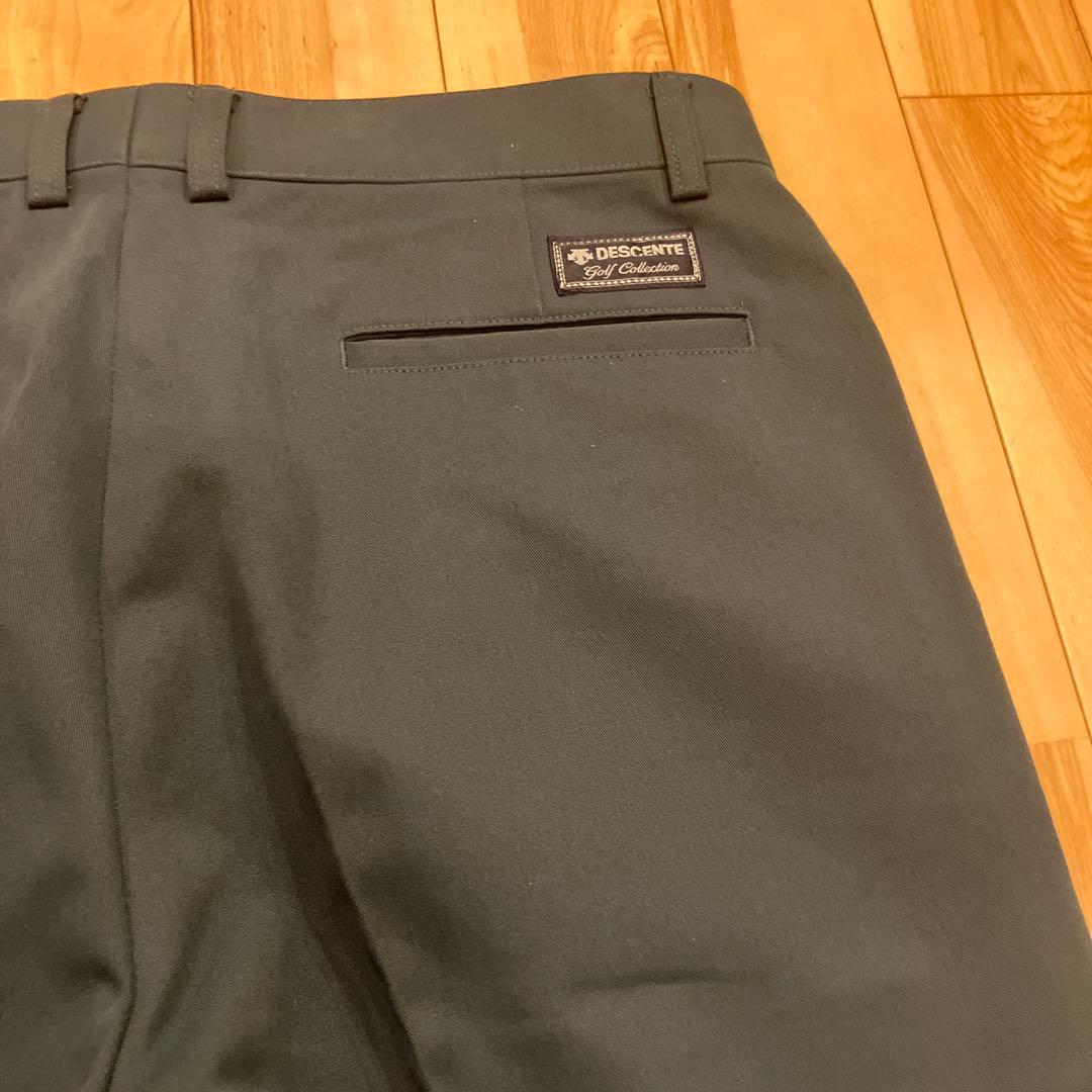 DESCENTE GOLF メンズパンツ グリーン　濃いめ