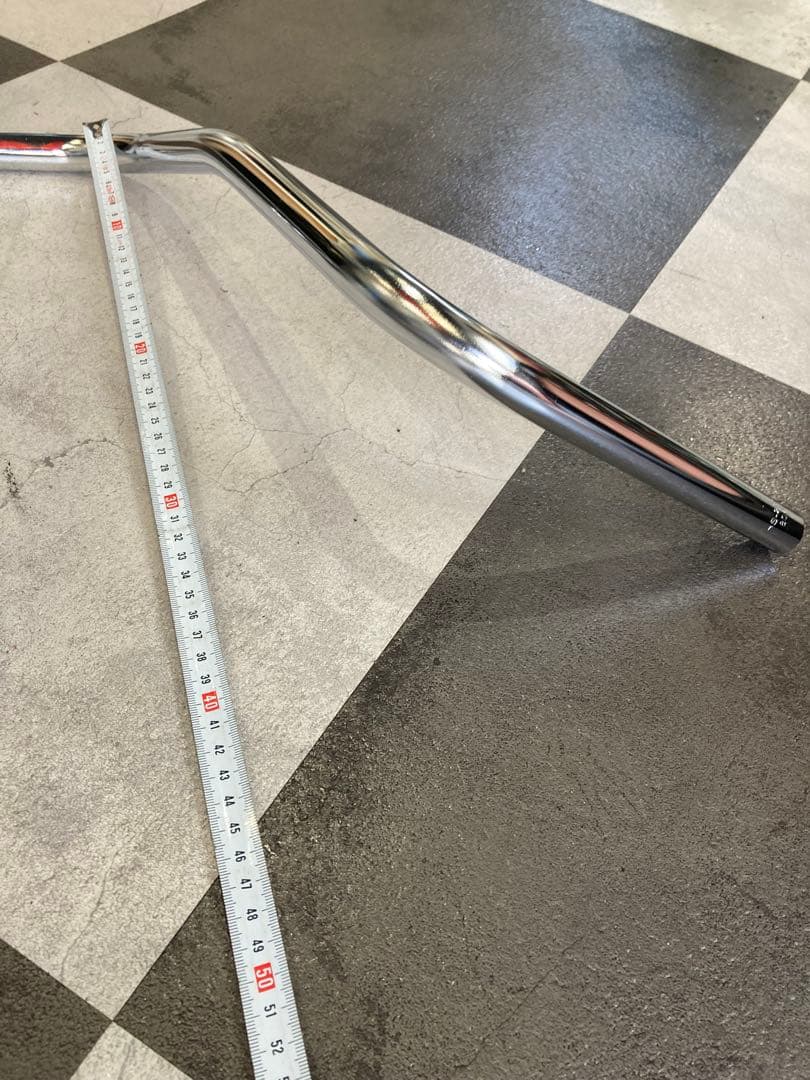 タ*ス様 エイプバー_スチール製クロームメッキ_80cm