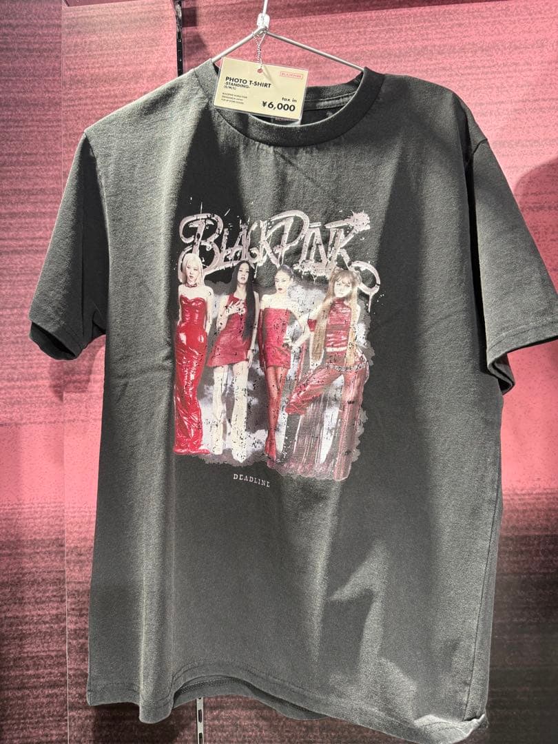 BLACKPINK DEADLINEPOP-UP 渋谷　フォトTシャツ　日本限定