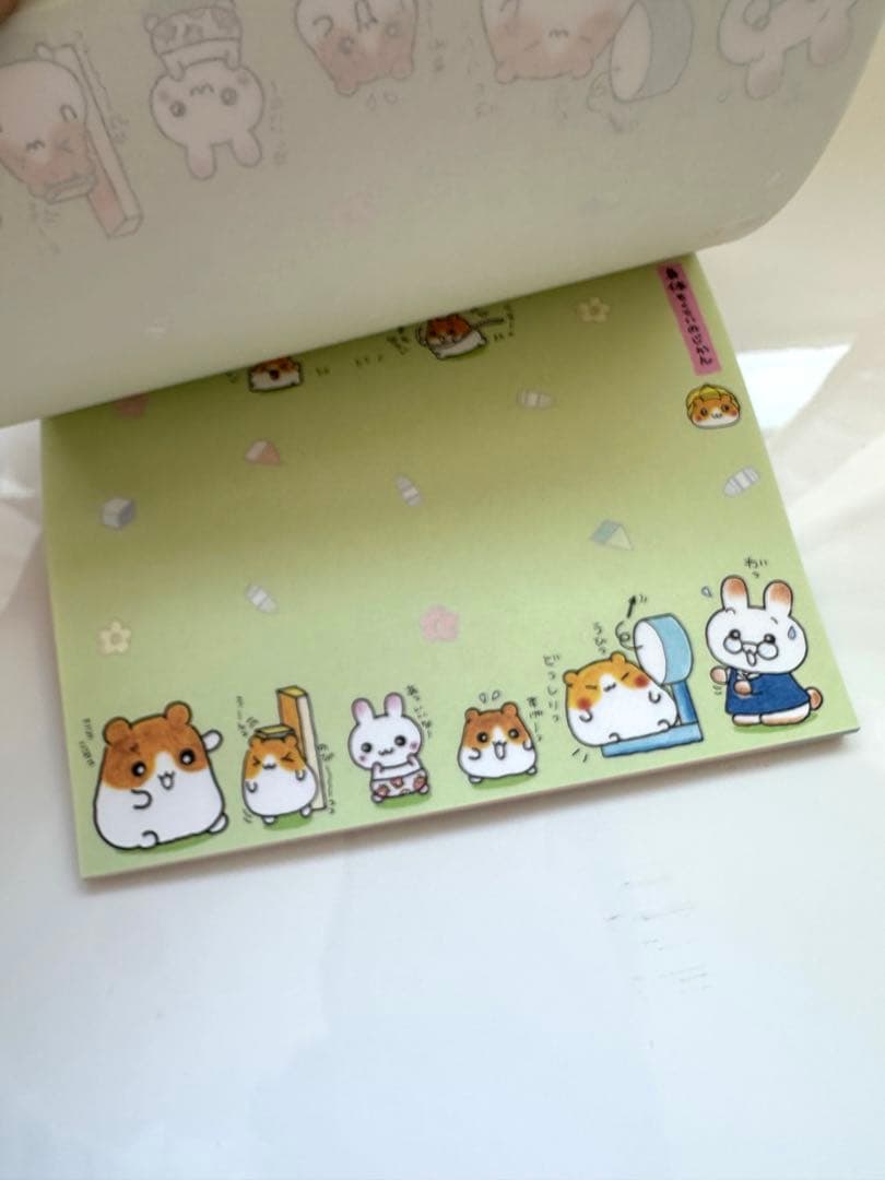 ハムうさ入園式　メモ帳　中古　平成レトロ