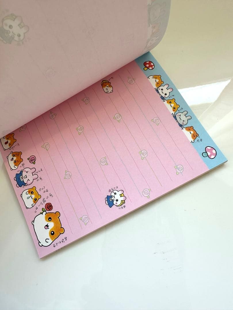 ハムうさ入園式　メモ帳　中古　平成レトロ