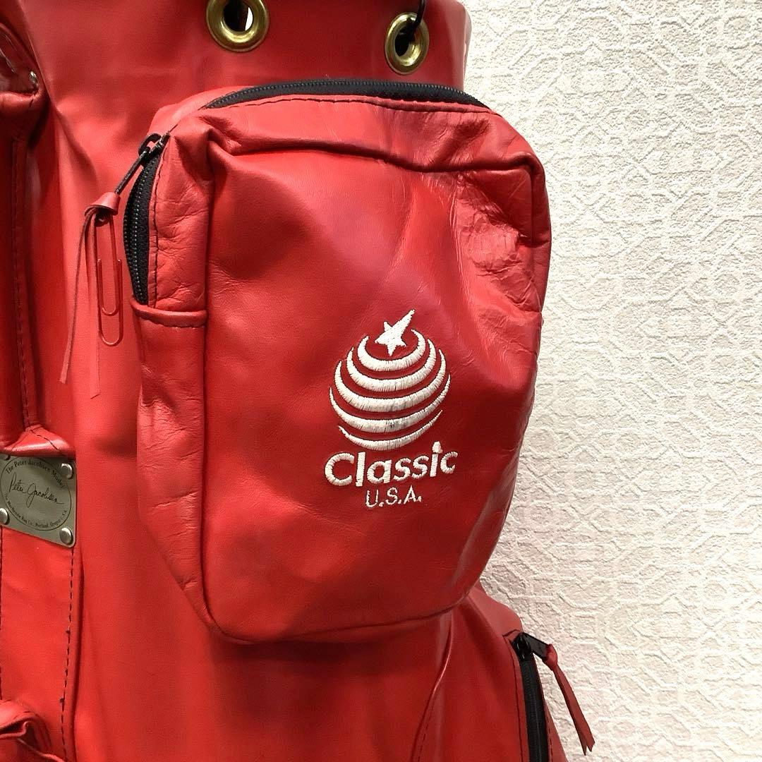 希少品!ピーターヤコブセン　本革キャディーバック