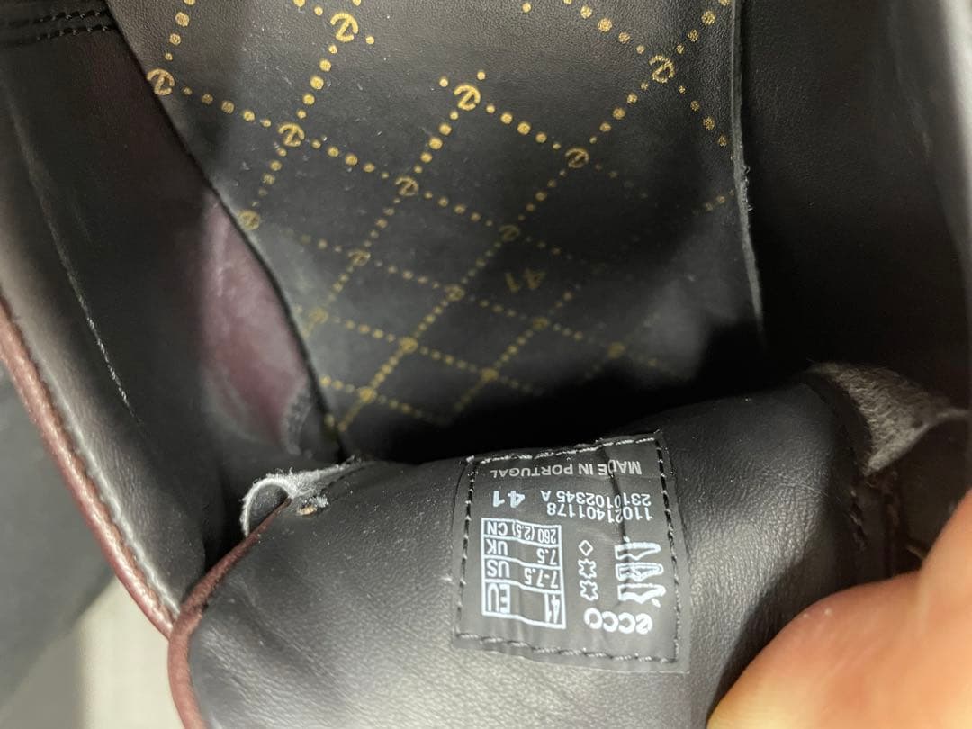 ⭐︎【美品】ECCO ゴルフシューズ ダークブラウン 41 26cm⭐︎