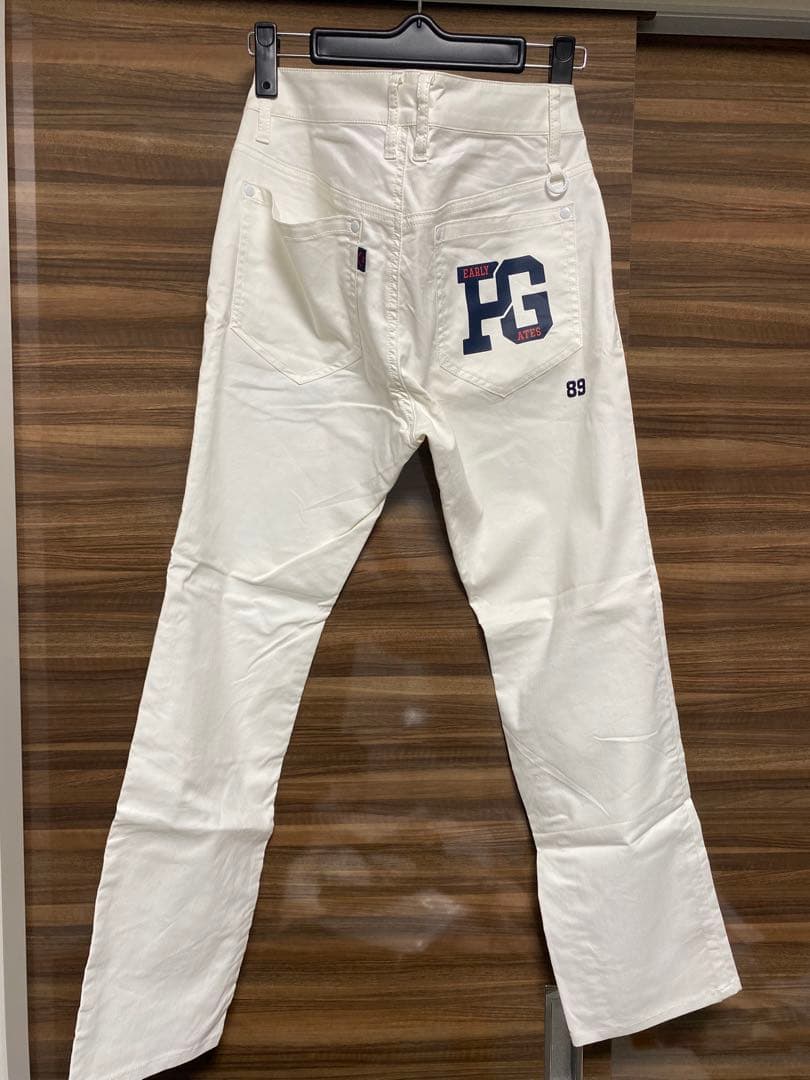 パーリーゲーツPG 89 ホワイトフレアパンツ