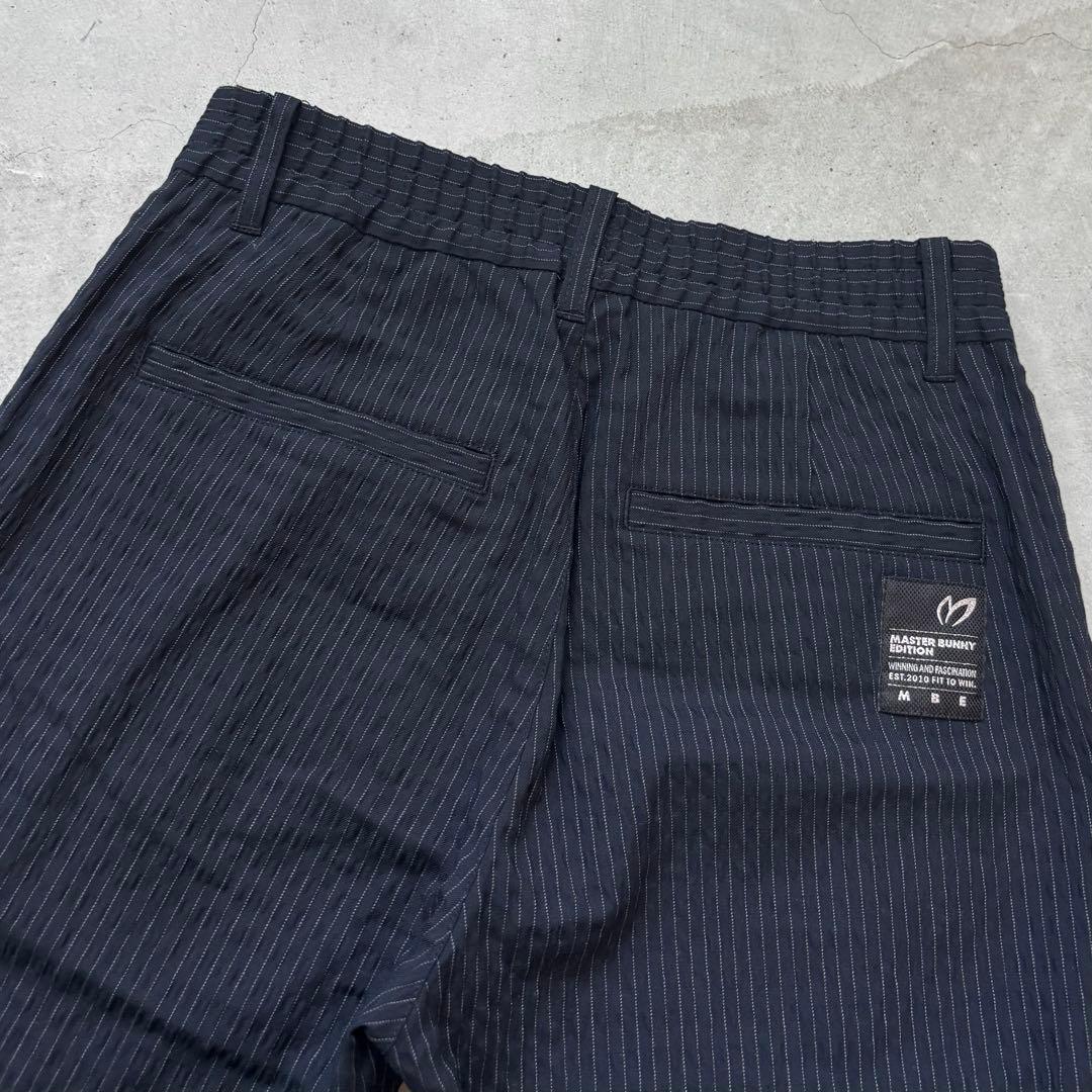 【極美品】MASTER BUNNY EDITION ストライプ柄 ロングパンツ