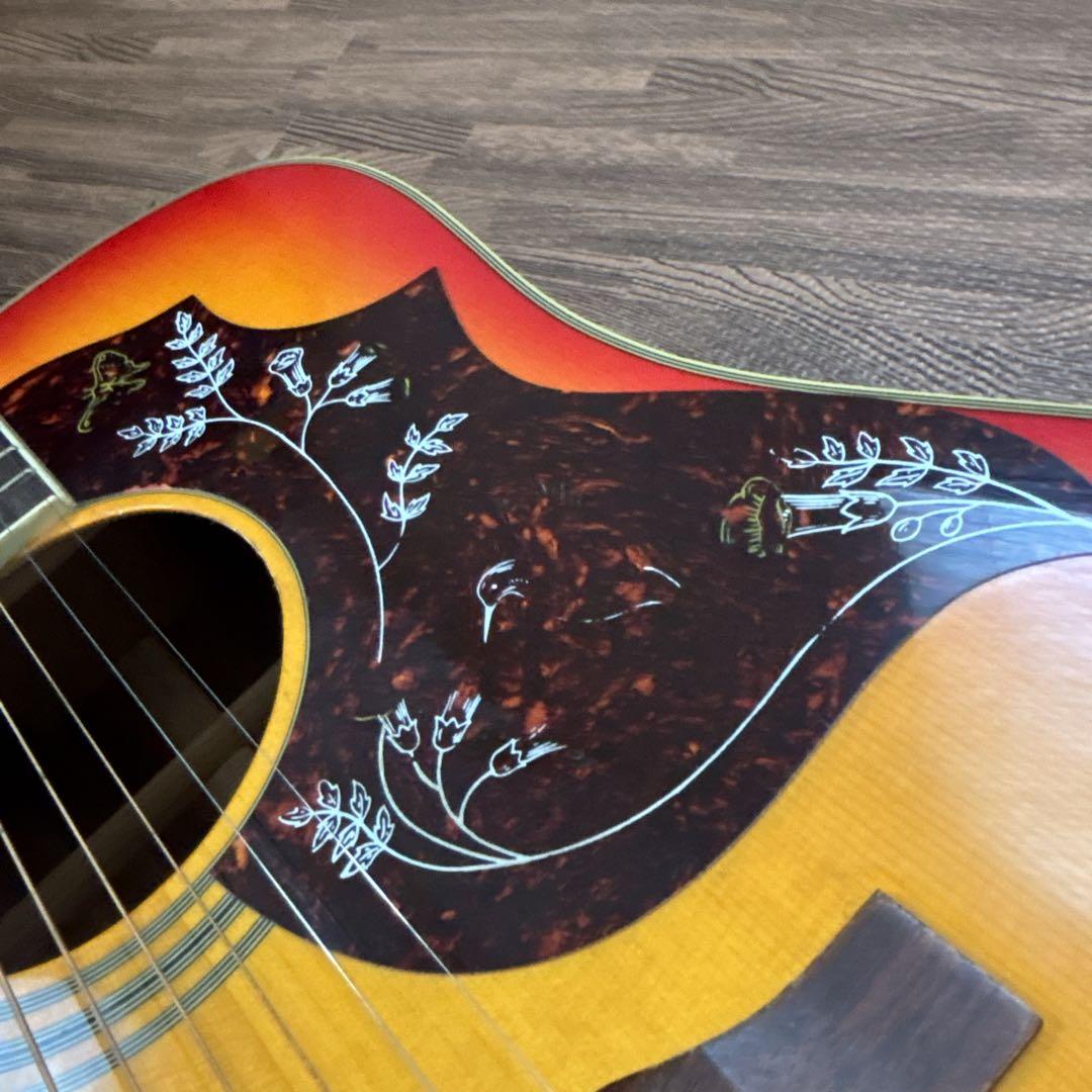 【整備済み】 Epiphone ハミングバード HS チェリーサンバースト