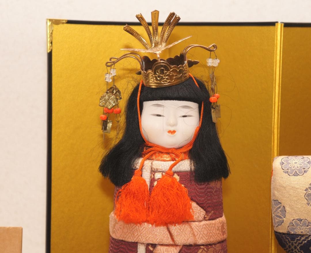 真多呂人形　木目込み　立雛　雛人形・お雛様・ひな人形