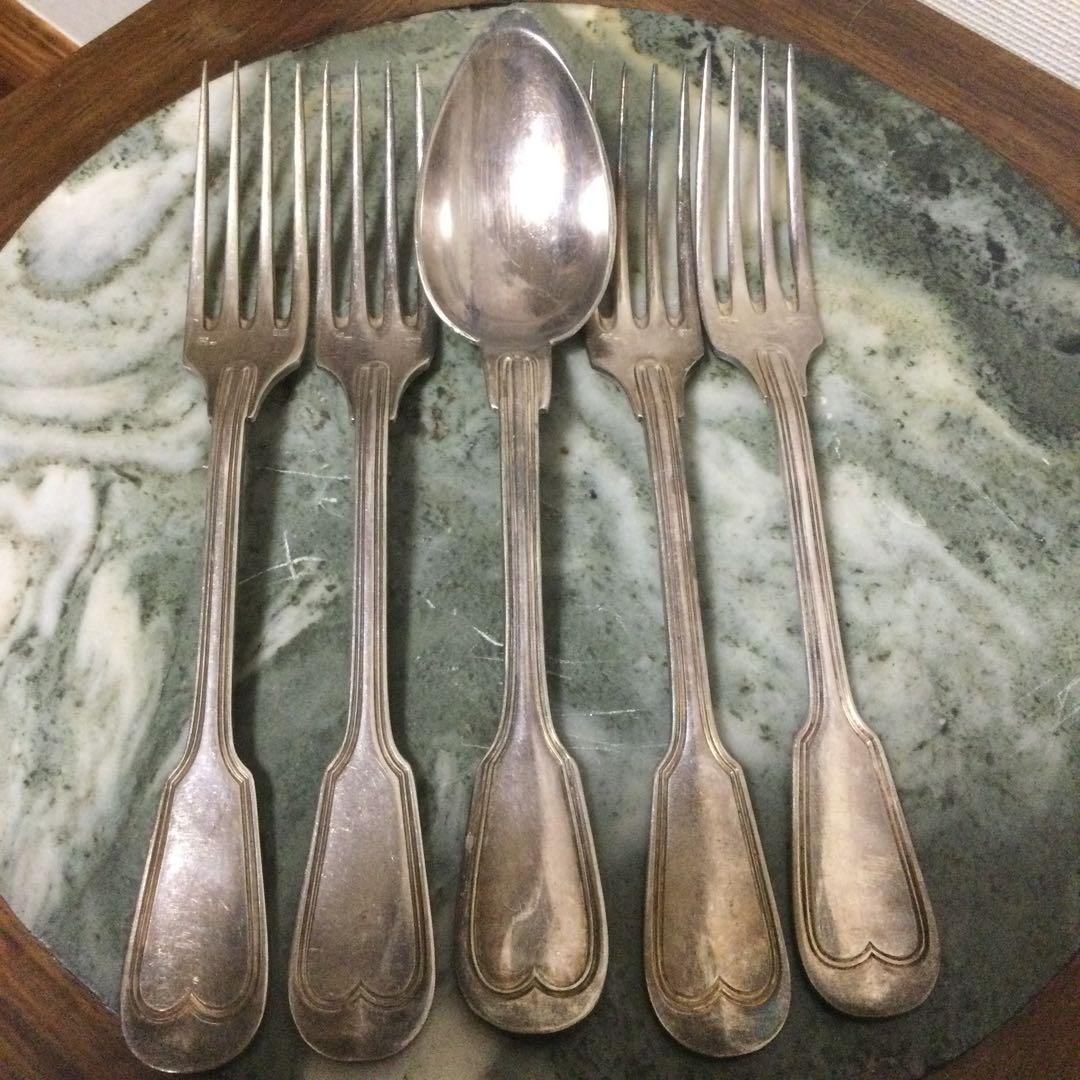フランスの銀食器の老舗ERCUISのフォークスプーン