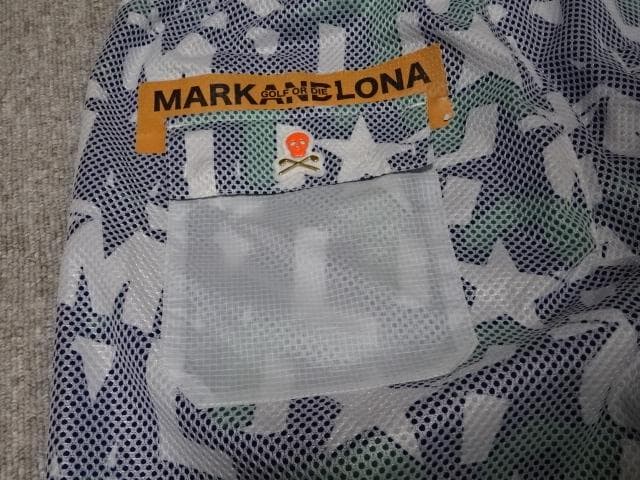 新同！(定価30800)MARK&LONAマークアンドロナ・メッシュハーフパンツ