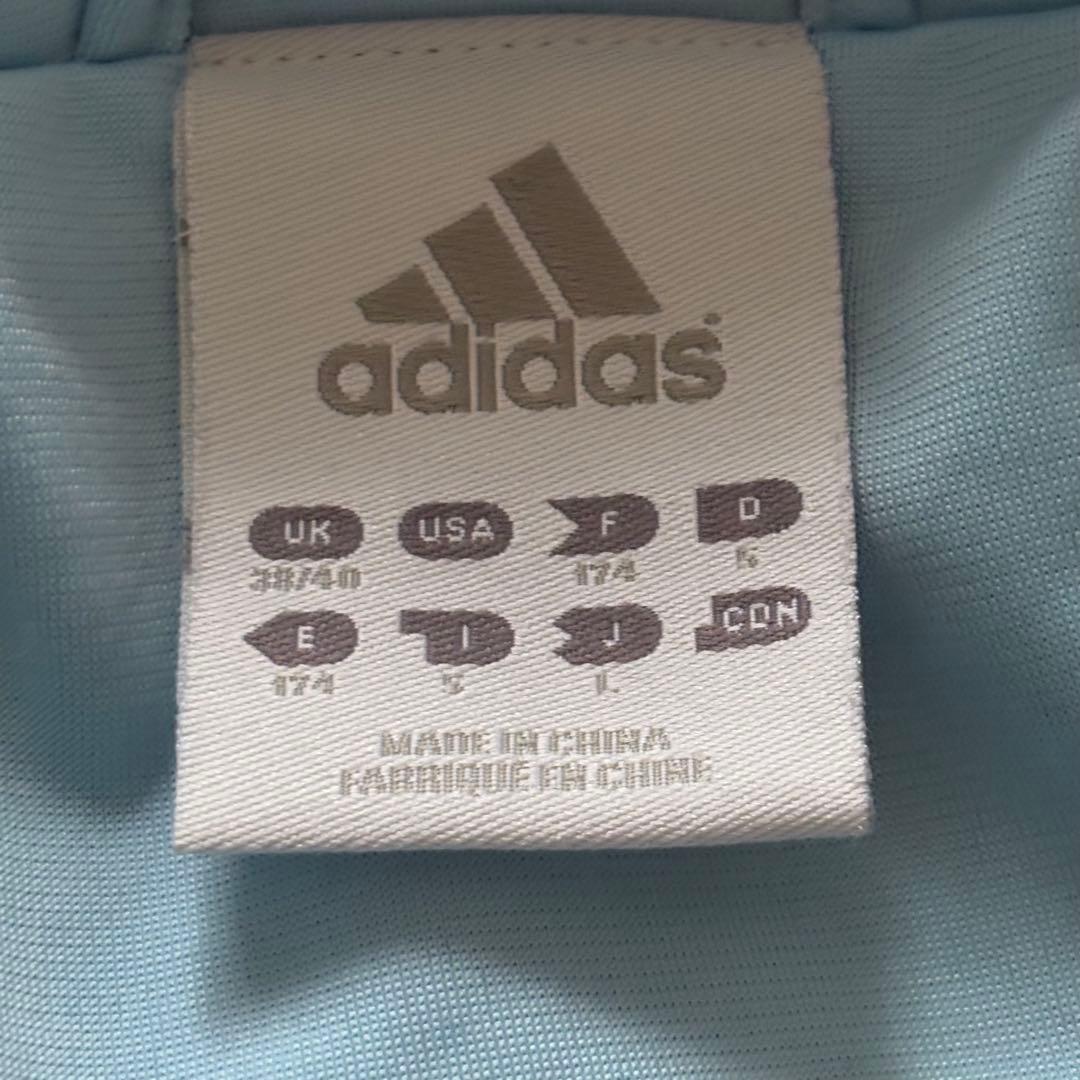 adidas アルゼンチン代表 トラックジャケット L 水色×紺 代表ジャージ