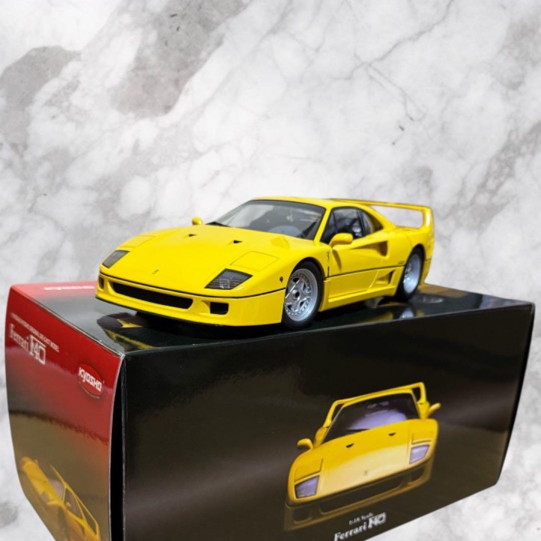 京商 1/18 Ferrari F40 イエロー