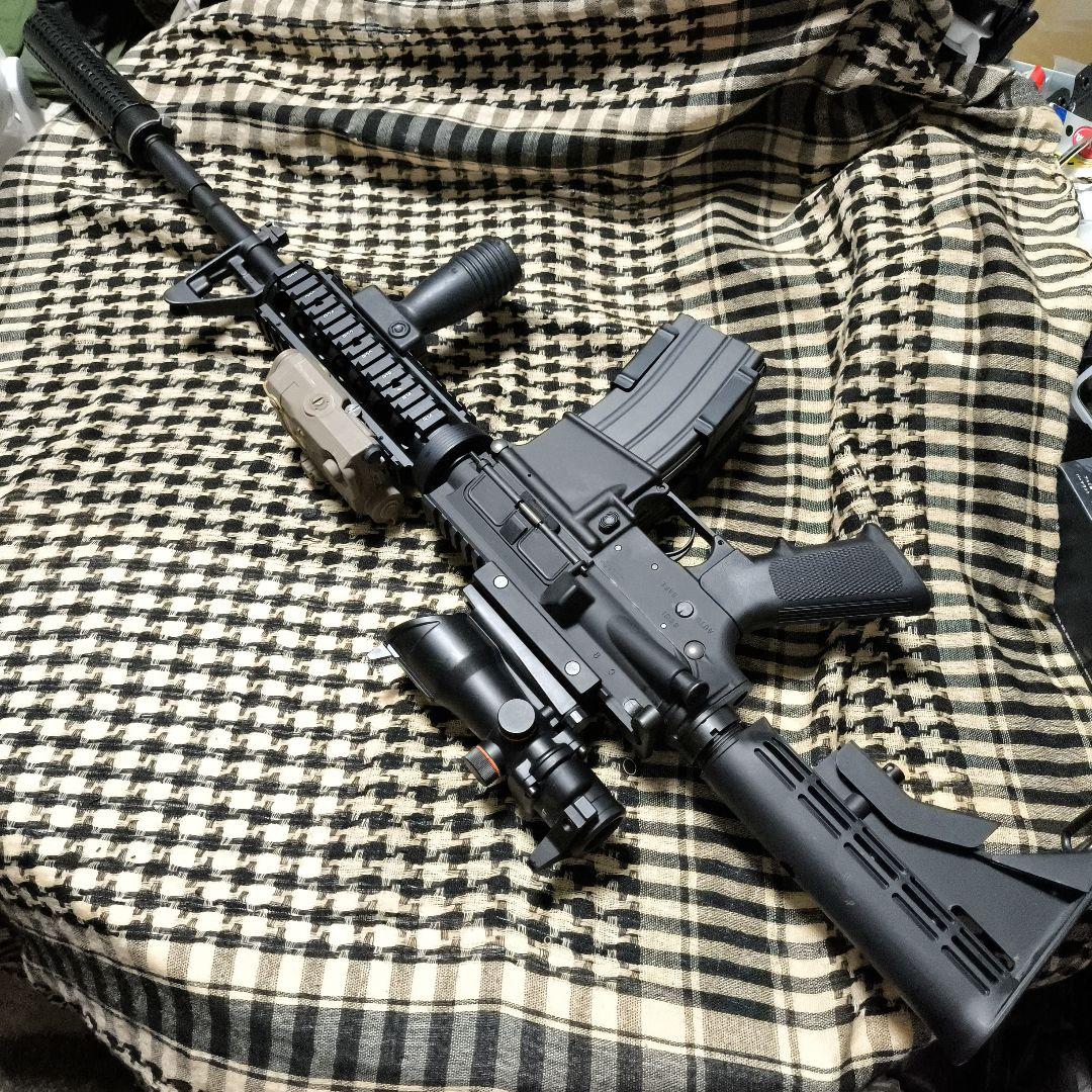 1 東京マルイ製　MWS マガジン3本　サイレンサー　ACOG　ガスブロ