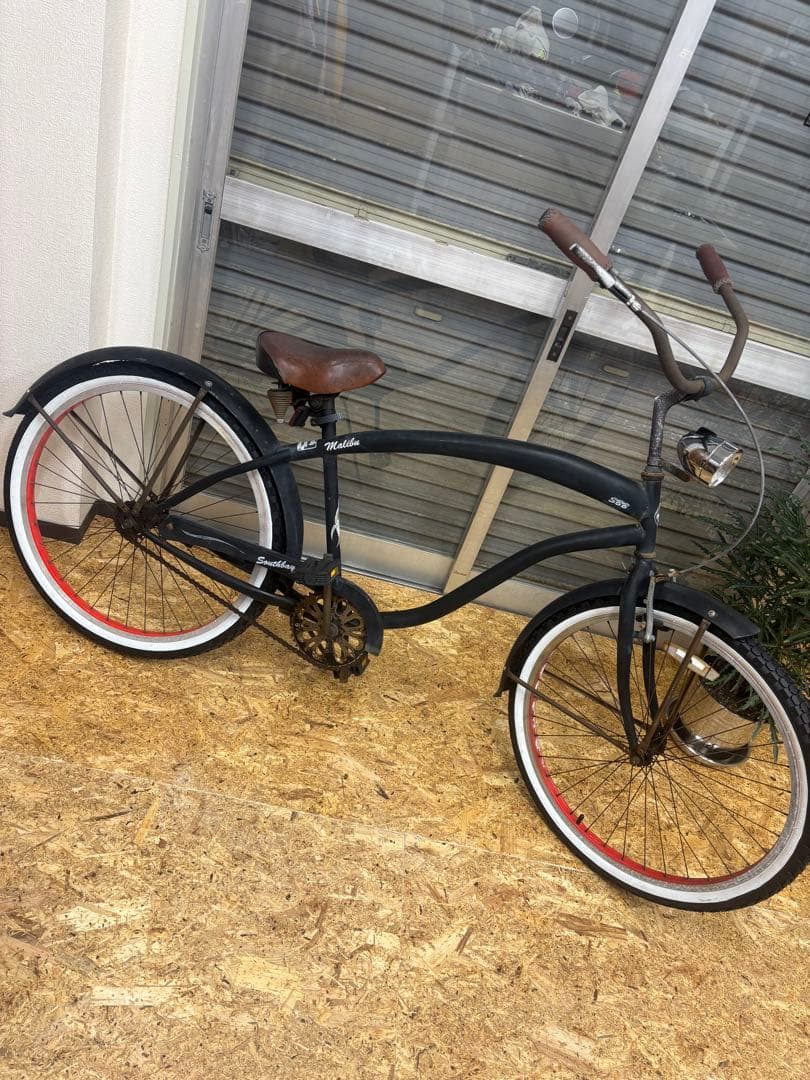 ビーチクルーザー 自転車 ブラック