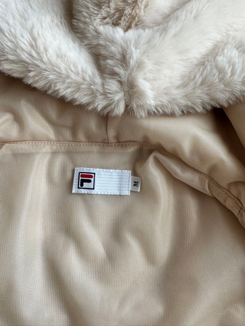 ⭐︎未使用　タグなし　FILA フィラ　フリースフード付きベスト ボア