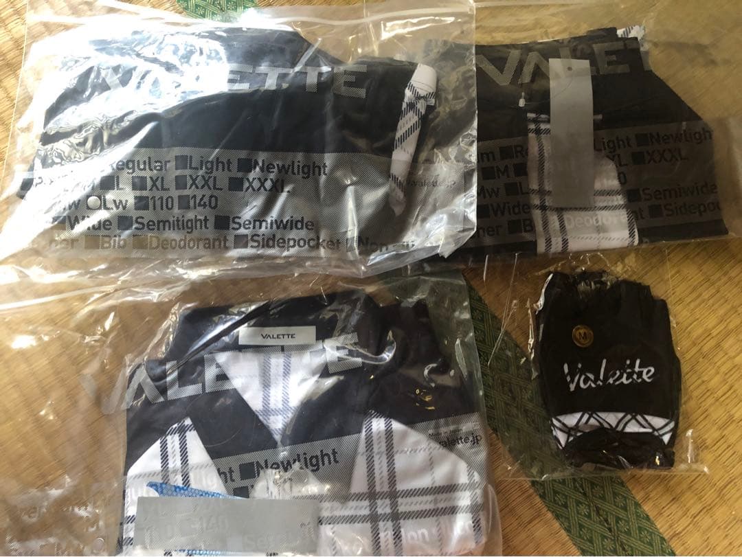VALETTEレディースサイクルウェア4点セット　未開封品