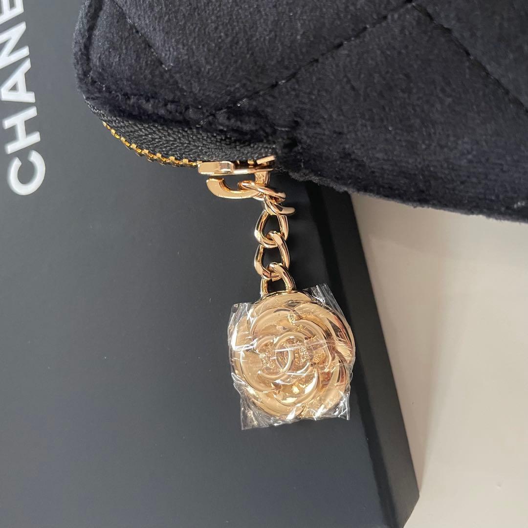 新品未使用 CHANEL ノベルティ ポーチ ブラック キルティング ノベルティ
