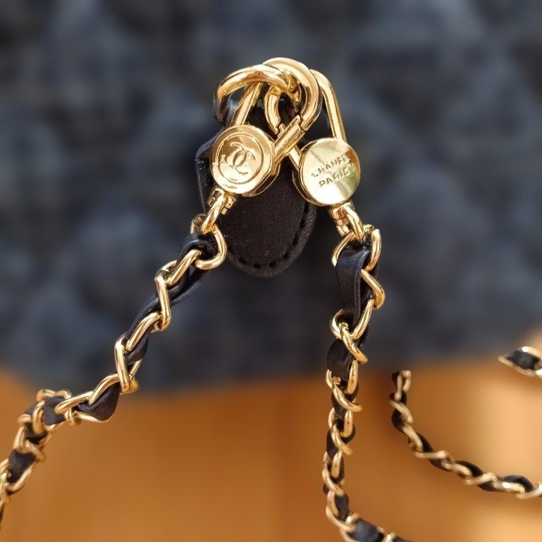 CHANEL ネイビー ツイード リュック　　シャネル　バッグパック