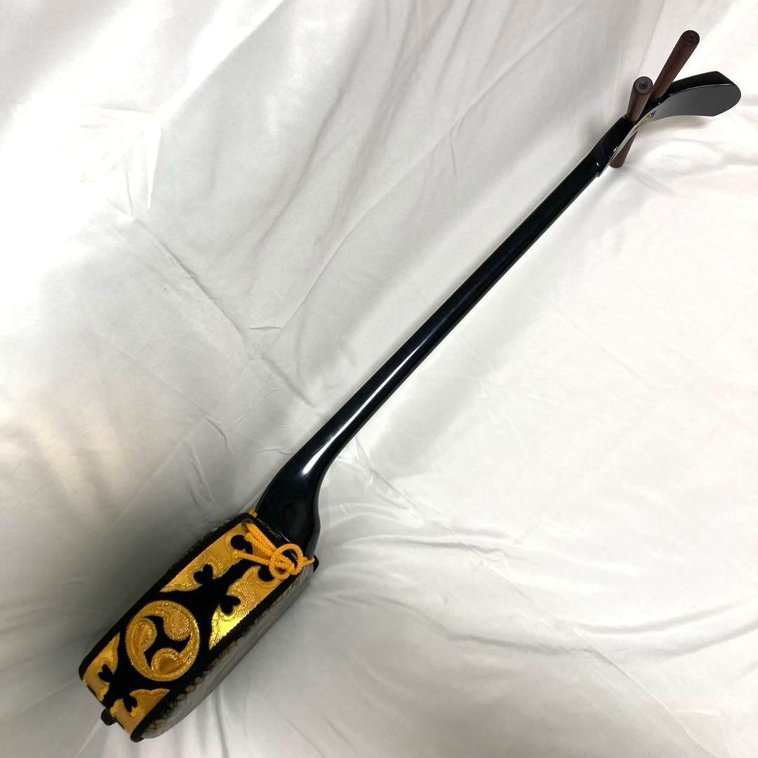 【美品】三線 沖縄 収納袋 付属品 初心者 人工皮 蛇革 蛇皮 和楽器