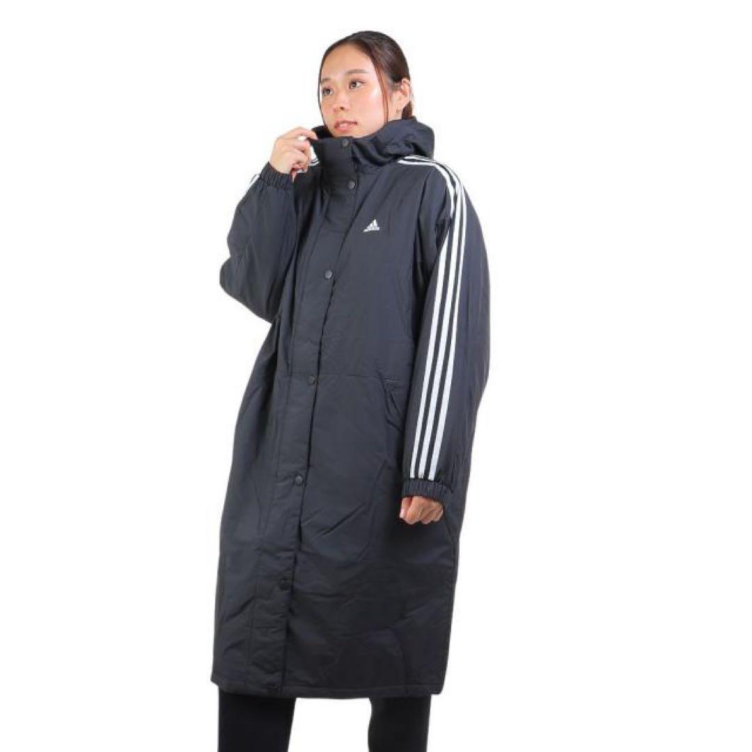adidas ベンチコート Mサイズ ブラック