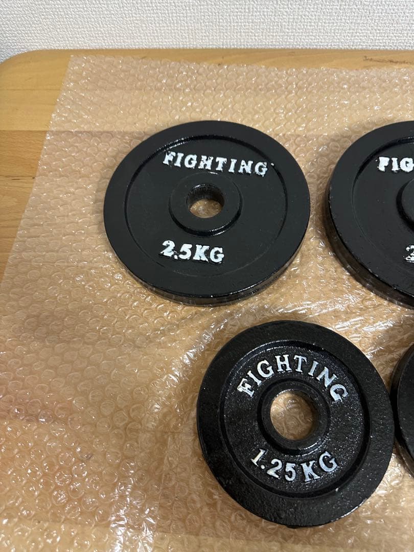 ファイティングロード2.5kg x 4枚1.25kg x 4枚ダンベルバーベル