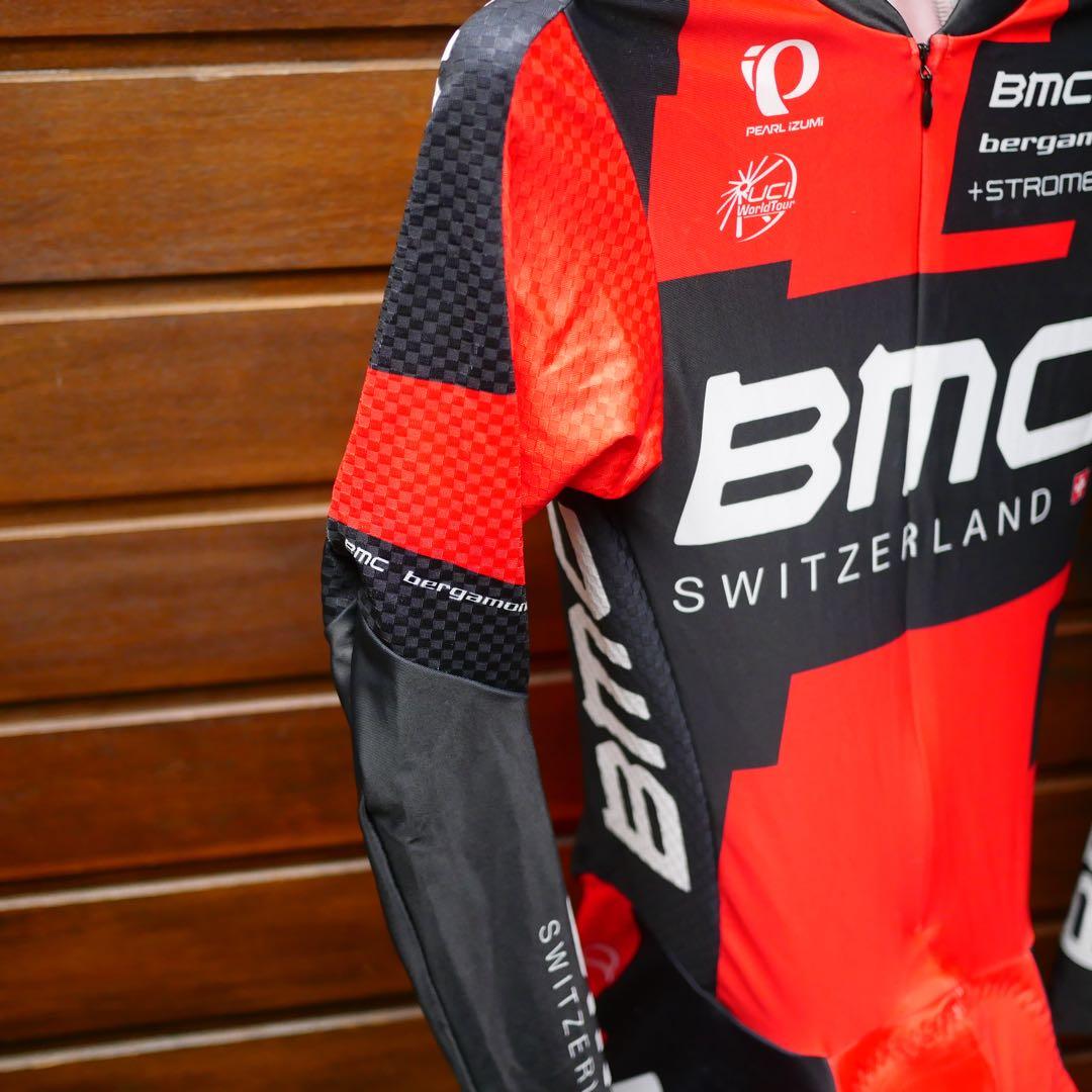 選手支給品 BMCレーシング スキンスーツ ワンピース パールイズミ プロチーム