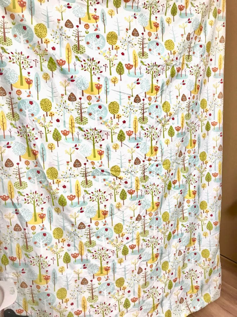 【美品】ワッフル生地の掛け布団カバー