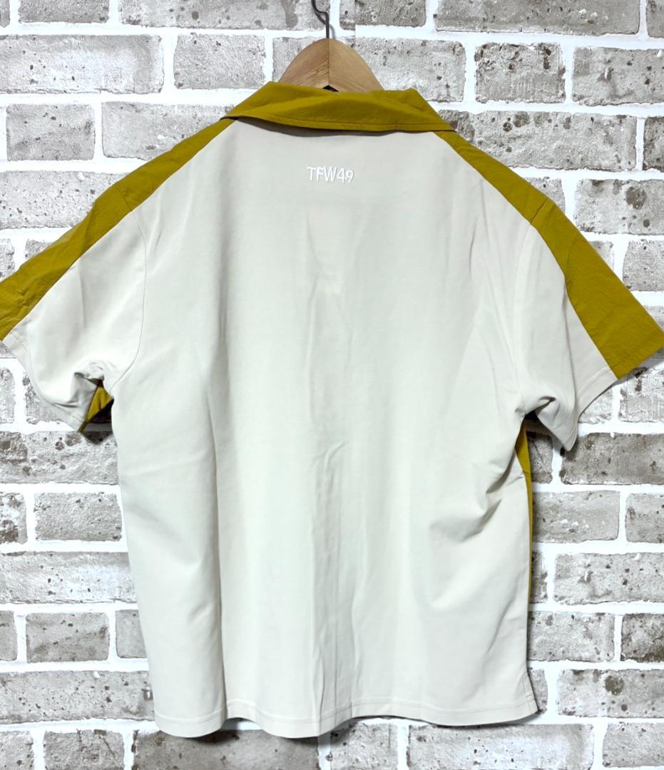 【早い者勝ち❣️】新品 TFW49 コンビネーションオープンカラーシャツ L
