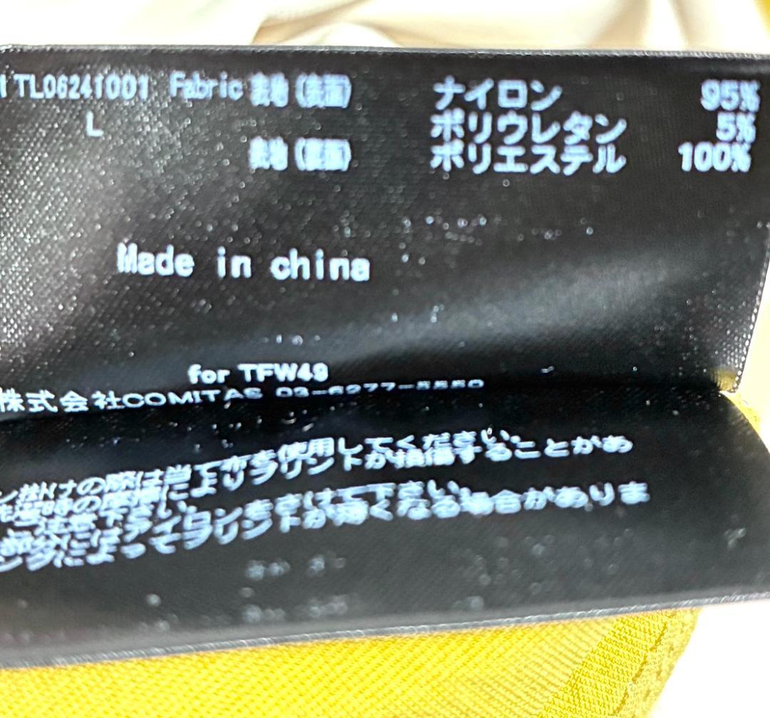 【早い者勝ち❣️】新品 TFW49 コンビネーションオープンカラーシャツ L