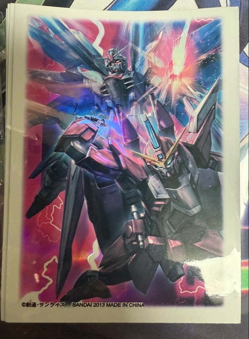 オフィシャルスリーブ フリーダムガンダム＆ジャスティスガンダム (使用済み)