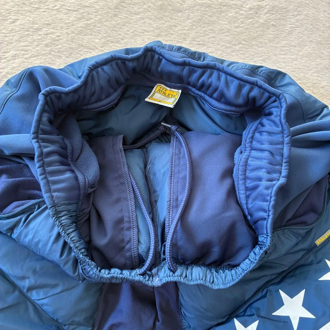 ATHLETA アスレタ 中綿ウォームパンツ ネイビー L ピステ フットサル