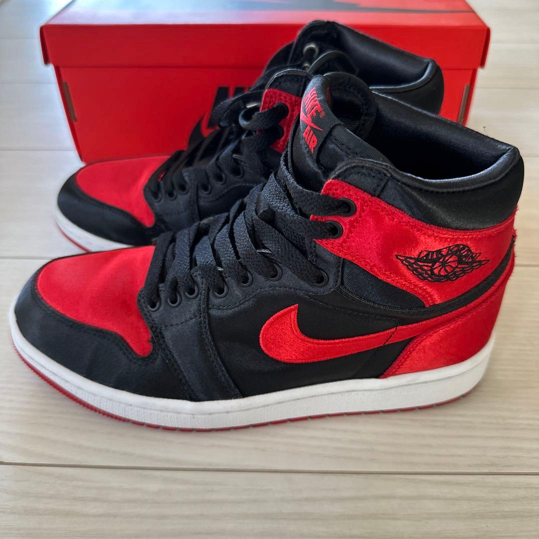 NIKE Air Jordan 1 サテンブレッド24センチ