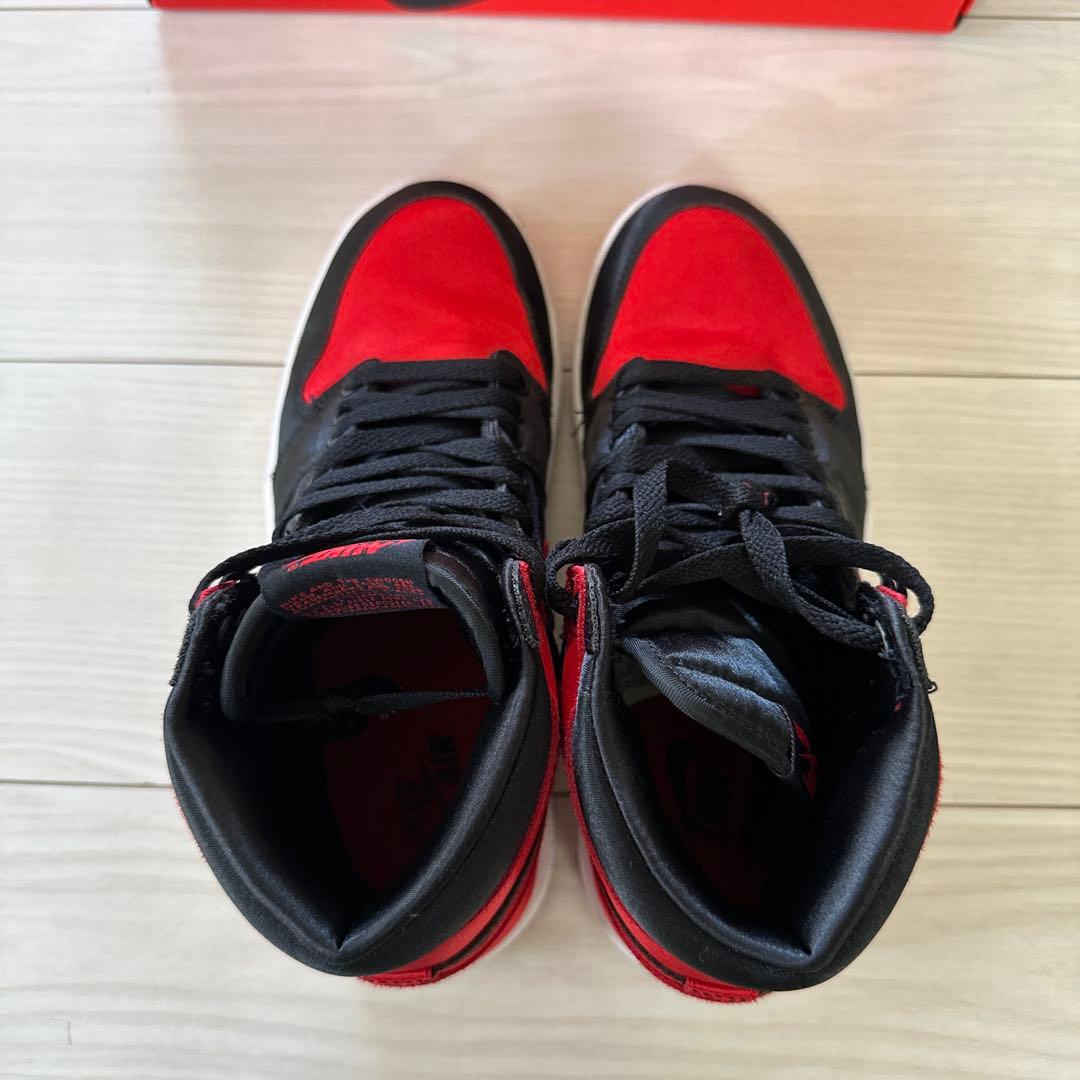 NIKE Air Jordan 1 サテンブレッド24センチ