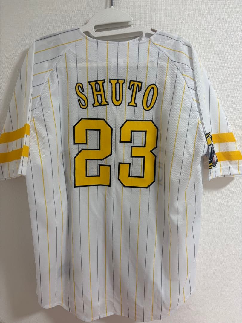 SoftBank Hawks ファンクラブ限定ユニフォーム 周東佑京 Lサイズ