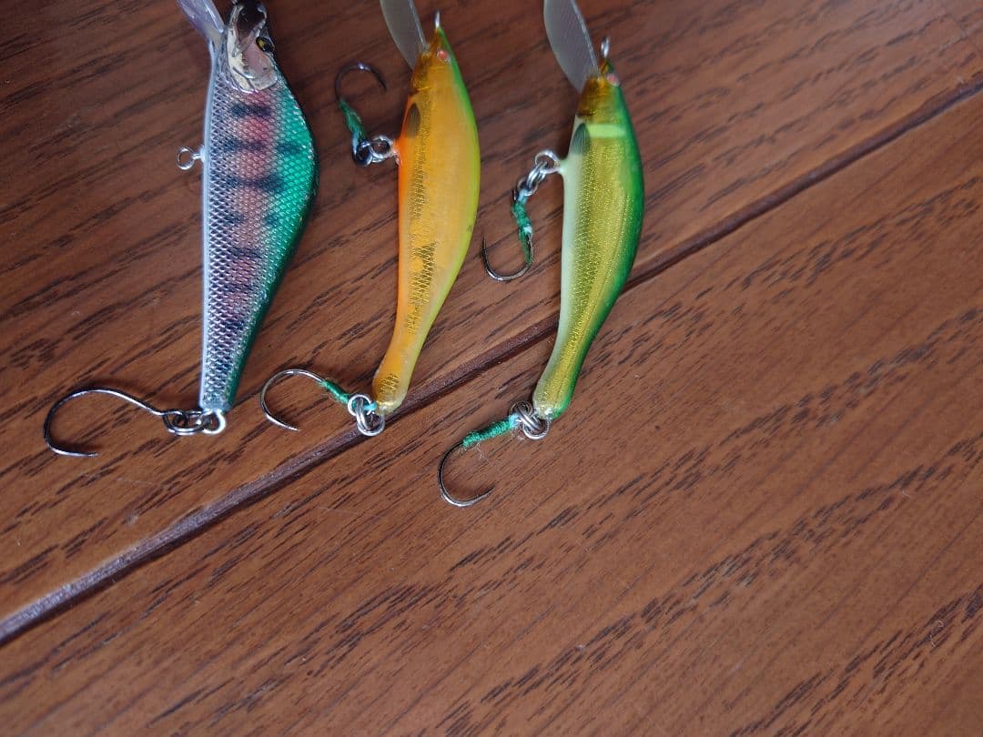 フルハンドメイド 他 ミノー3個セット 渓流