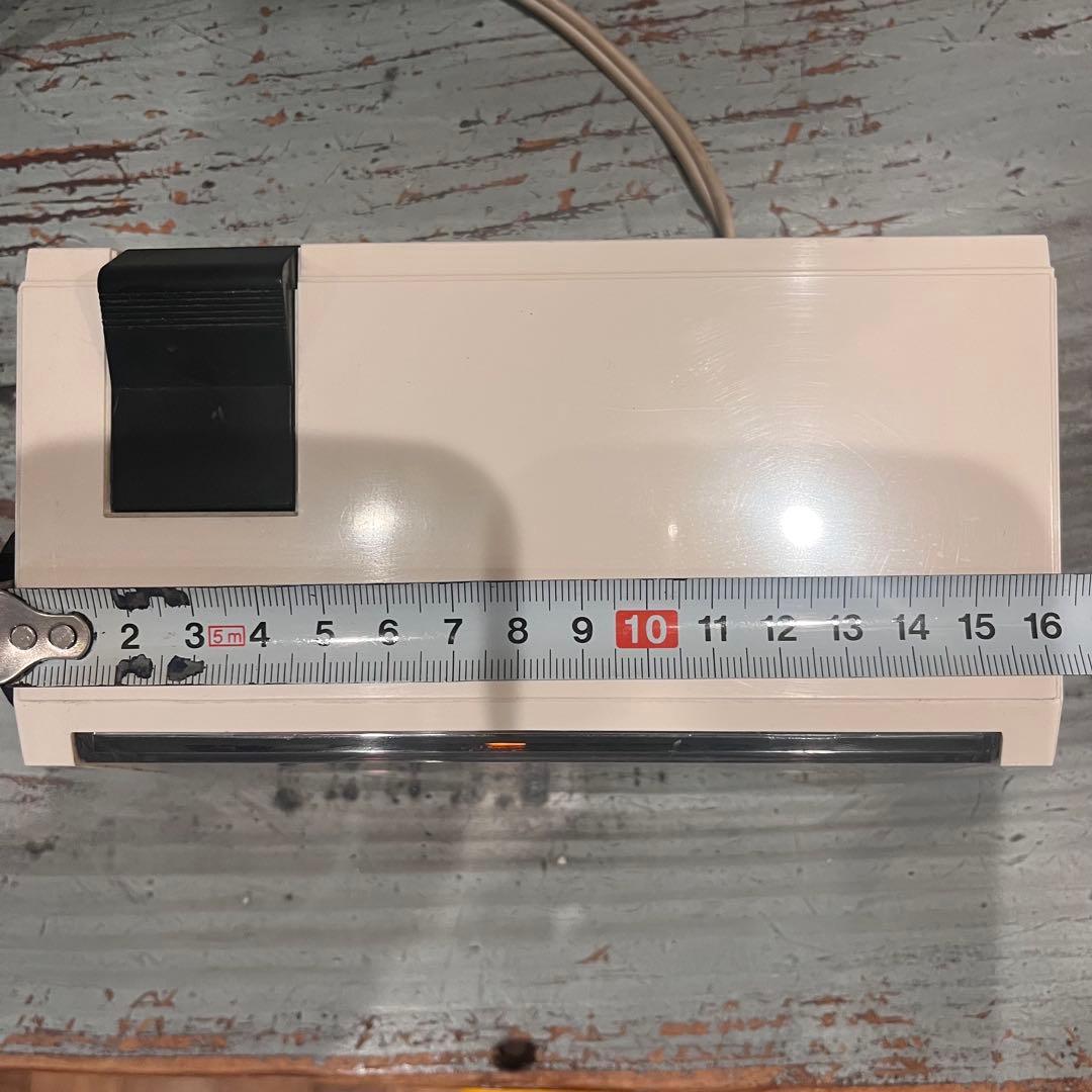 Sankyo ザックス パタパタ置時計 ホワイト 昭和レトロ