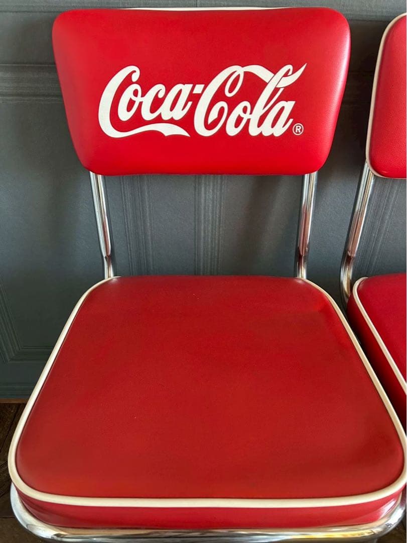 コカコーラ　ダイニングチェア2脚セット