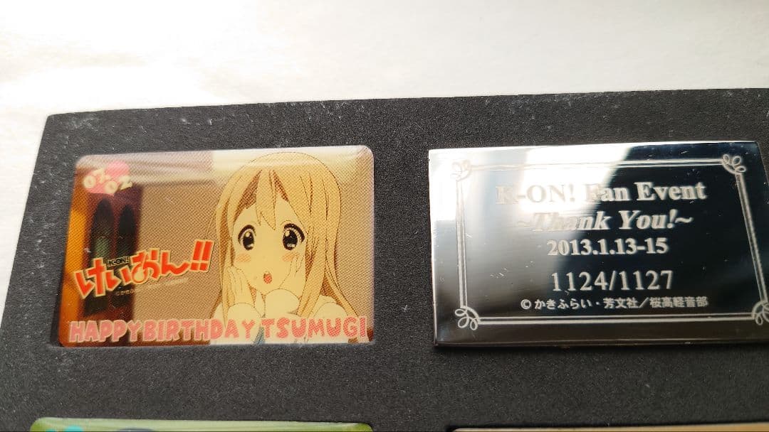 けいおん！ バースデーピンズセット シリアルナンバー入り
