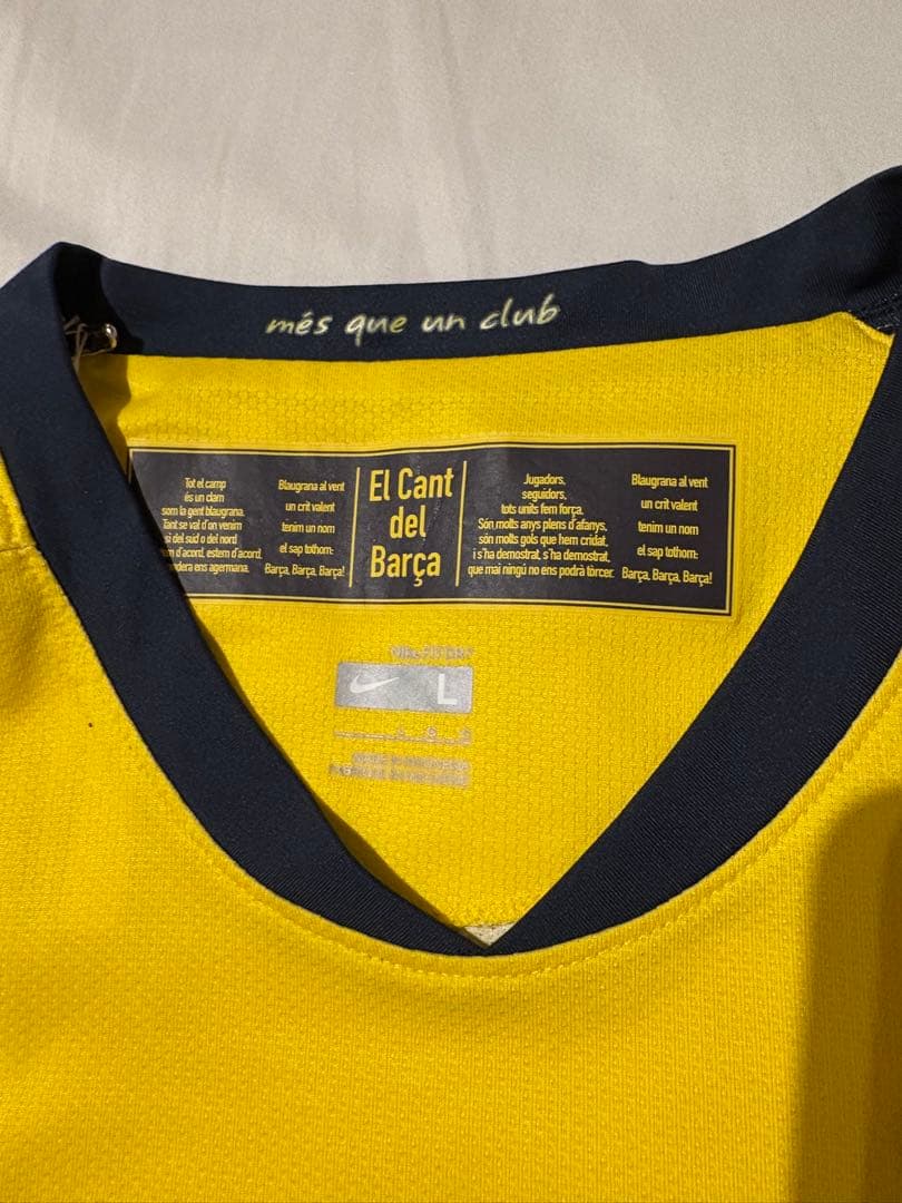 Nike FC Barcelona セカンド　ユニフォーム Lサイズ