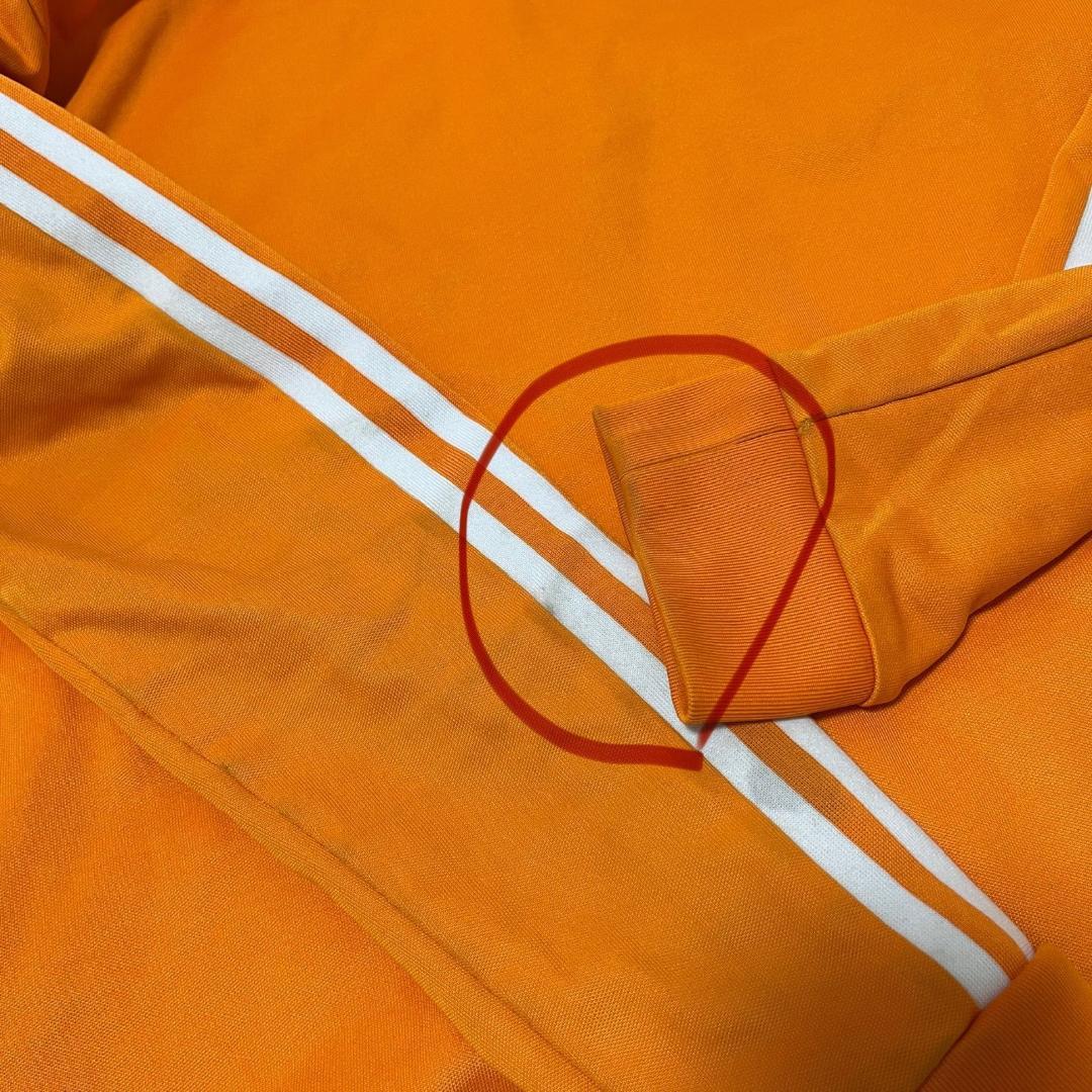 古着 adidas アディダス オレンジ トラックジャケット ファイヤーバード
